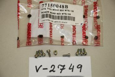 Preview: Ducati 750SS/M600-1000/ST2-4, 9x SCREW TCEI M3x8, 77150048B