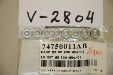 Preview: Ducati 748R/SS/ST2-4, 8x M6 NUT/Mutter Linksgewinde, 74750011AB