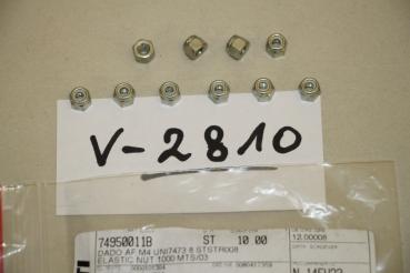 Preview: Ducati 748R/1098/ST2-4, 10x Mutter/NUT/DADO AF M4, 74950011B,