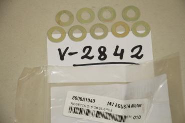 MV Agusta Brutale 989, 9x WASHER/ROSETTA (D16-D8,25-SP0,5) 8000A1040