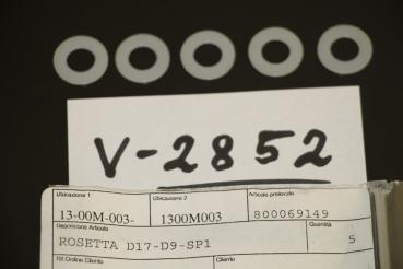 Preview: MV Agusta, 5x ROSETTA/SWM WASHER (D17-D9-SP1) 800069149
