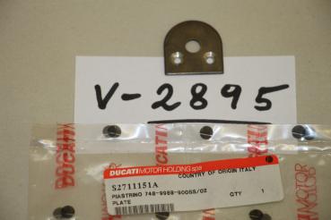 Preview: Ducati 748-996/900SS/02, 1x PLATE/Distanzstück Soziusraste, 82711151A