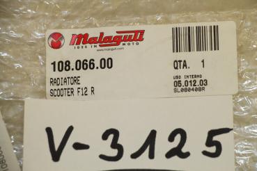 Malaguti Phantom F12R LC, original Kühler Neu 10806600