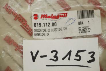 Preview: Malaguti Drakon 50, original Blinker RV oder LH Neu 01911200