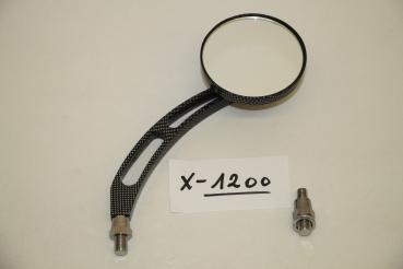 Preview: Spiegel Rund Carbon Look, Highway Hawk 91-100