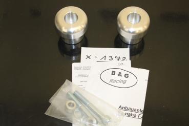 Preview: Yamaha FZR 600R, 4HJ, 94-96, Racing Sturzpads Satz Alu Neu