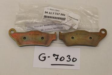 Preview: BMW G450X, 0145, Original Bremsbeläge vorne, 34117717292