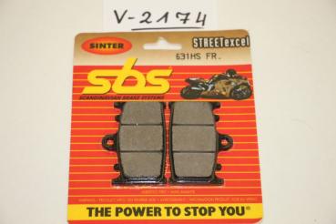 Suzuki TL1000S, Bandit GSF400 93-, SBS 631HS SINTER Bremsklötze Neu,