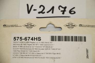 Preview: Aprilia Pegaso 650ie, 2001-, SBS 674HS Sinter Bremsklötze Neu