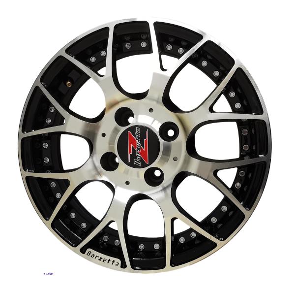 Felge 4,5Jx14 ET10 LK4x100 Alu, schwarz glänzend Felge 4,5Jx14 ET10 LK4x100 Alu, schwarz glänzend