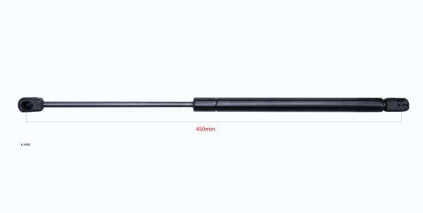 Dämpfer für Heckklappe Aixam