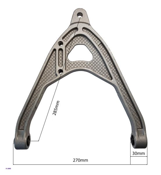 Dreieckslenker Aixam links/rechts Aluminium