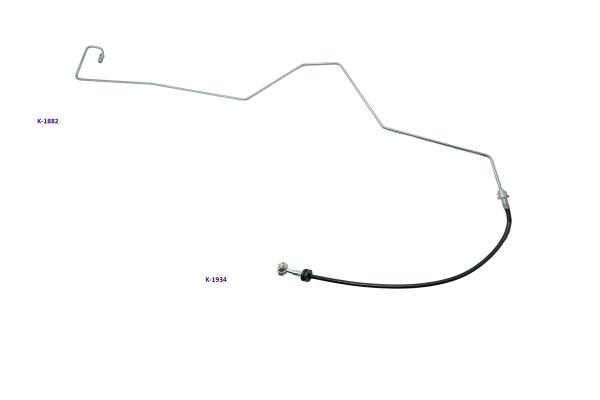 Bremsschlauch vorne rechts Aixam 2024- ohne ABS