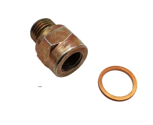 Adapter für Temperaturgeber Zylinderkopf Moped Piaggio / Derbi / Aprilia für Motor D50B0 E4