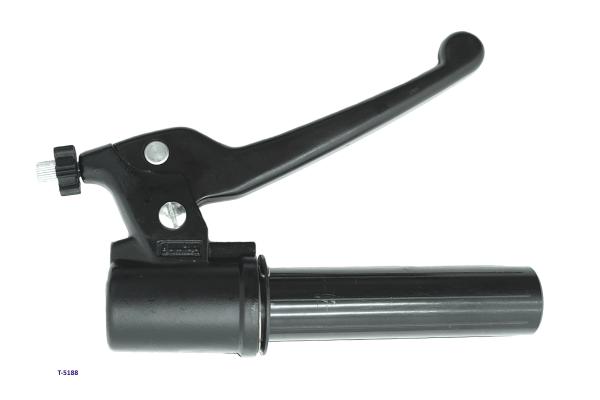 Bremshebel rechts mit Gasgriff schwarz Malaguti Grizzly