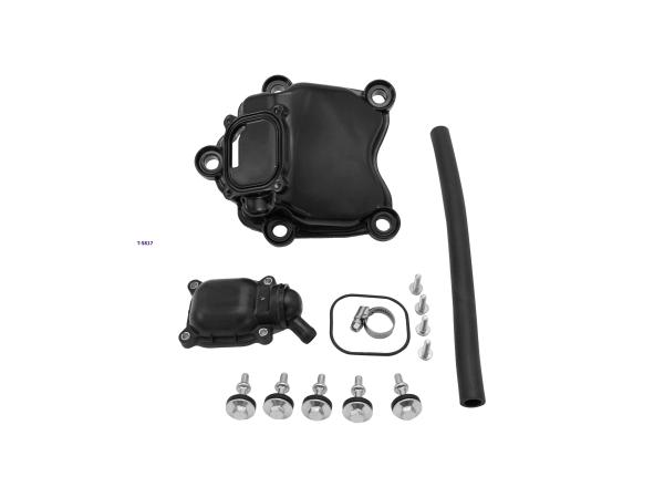 Ventildeckel Scooter 125-300 Piaggio schwarz glänzend