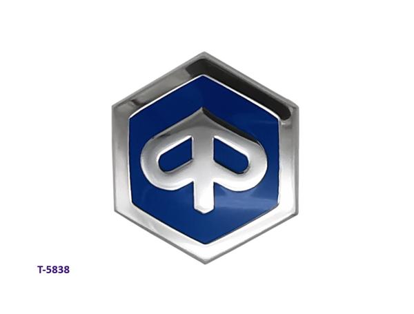 Emblem Piaggio vorne "Piaggiozeichen" sechseckig