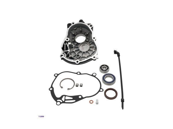 Getriebedeckel Scooter 125-300 Piaggio schwarz matt