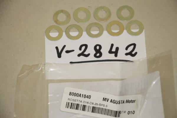 MV Agusta Brutale 989, 9x WASHER/ROSETTA (D16-D8,25-SP0,5) 8000A1040
