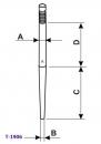 Vergaserschiebernadel A25 (PHVA, PHBN), Dellorto