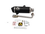 Auspuff Urban Alu schwarz, Vespa GTS 125 i.e Euro 5 21-